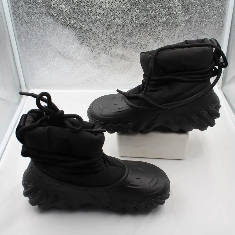 Crocs Echo Boot Men 7 Women 9 Winter Snow Rain Puffer Boots Black